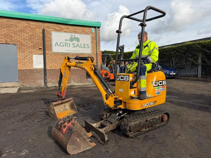 JCB 8008CTS MINI EXCAVATOR*C/W EXPANDING TRACKS*YEAR 2012*VIDEO*