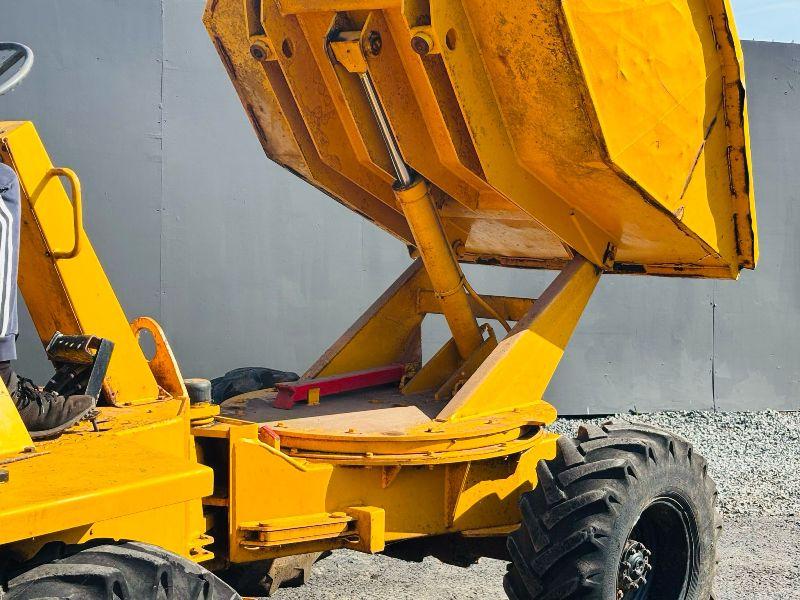 BENFORD 3 TONNE SWIVLE TIP DUMPER*VIDEO*