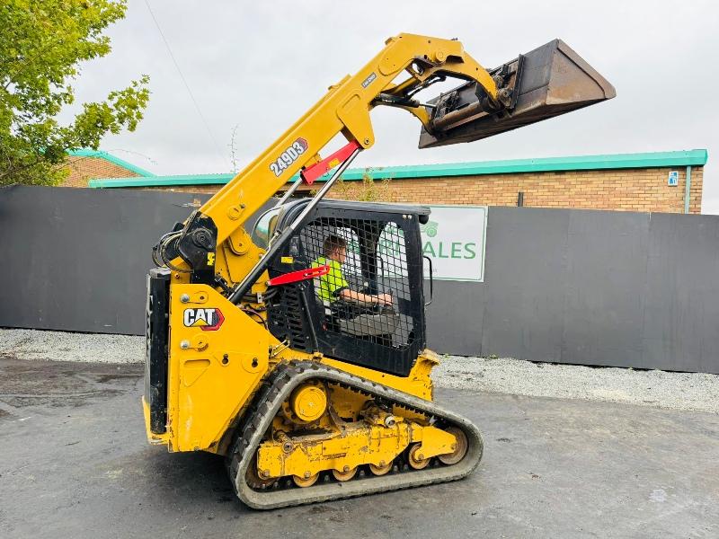 CATERPILLAR 249D3 TRACKED SKIDSTEER*C/W BUCKET*YEAR 2019*VIDEO*