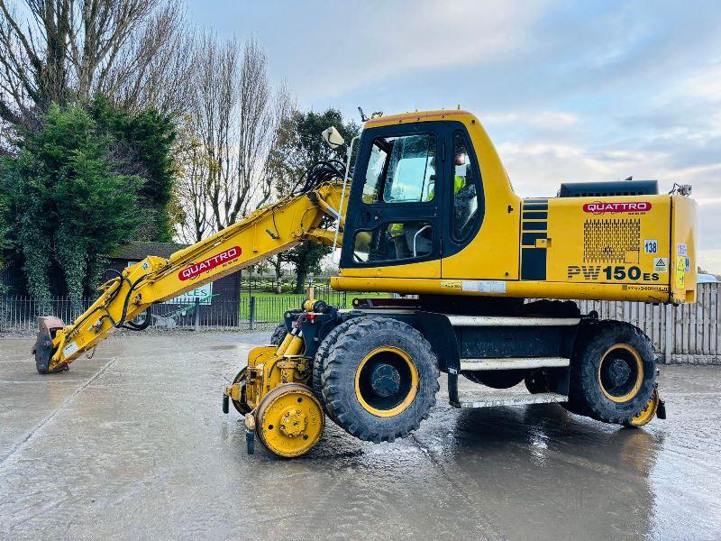 KOMATSU PW150ES-6K 4WD *ENGINEERING CONFORMANCE CERTIFICATE*VIDEO*