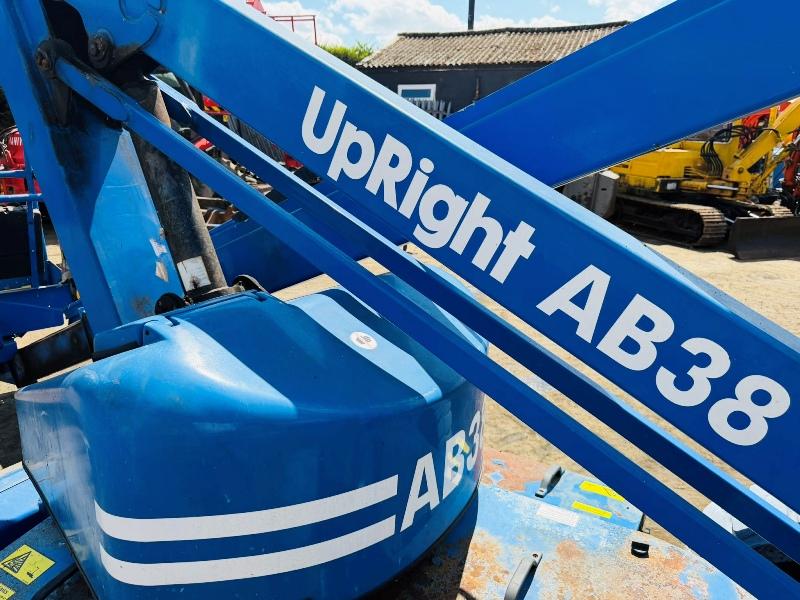 UPRIGHT AB38N ELECTRIC MANLIFT*NEEDS CHARGING*VIDEO*