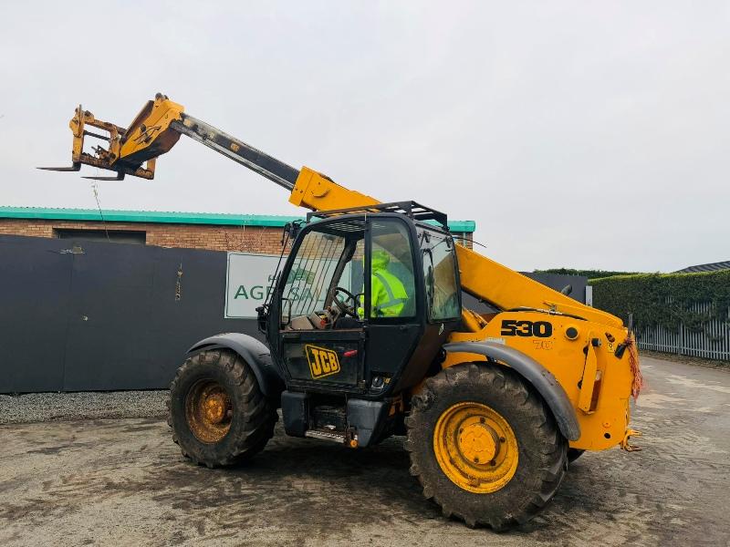 JCB 530-70 4WD TURBO TELEHANDLER*JOYSTICK CONTROLS*VIDEO*
