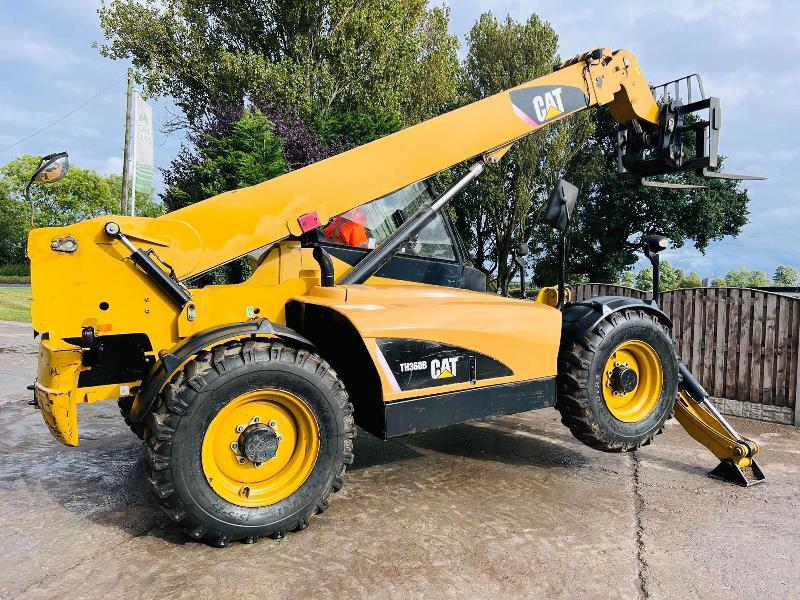 CATERPILLAR TH360B 4WD TRUBO TELEHANDLER *13.5 METER, 4399 HOURS*C/W PALLET TINES*VIDEO*