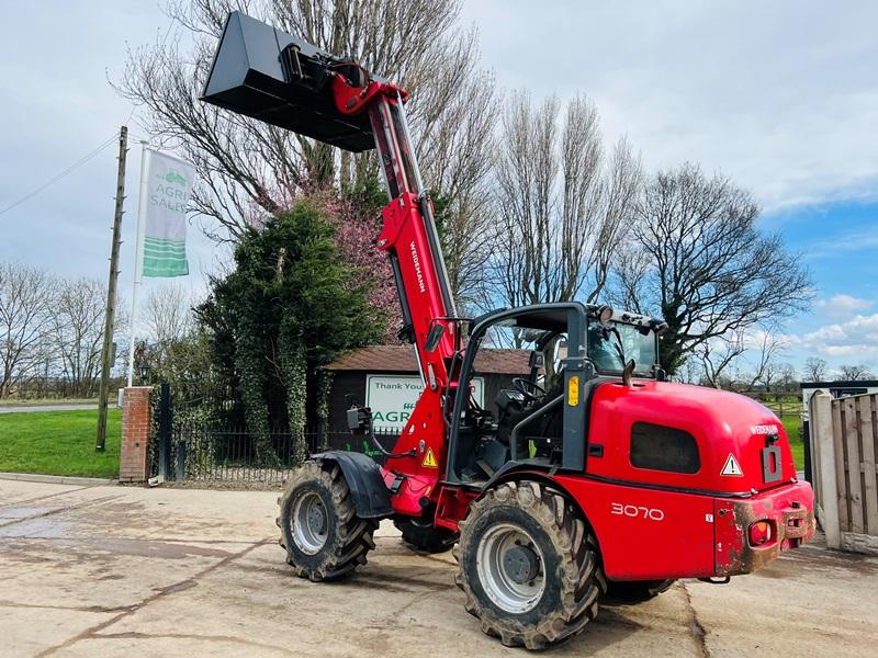 WEIDEMAN 3070CX 4WD TELEHANDLER *YEAR 2011* C/W BUCKET *VIDEO*