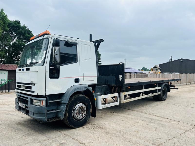 FORD CARGO ML180E24 4X2 FLAT BED LORRY C/W MANUAL GEAR BOX *VIDEO*