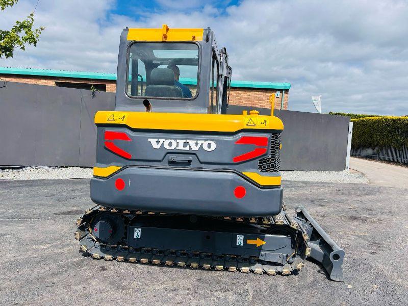 VOLVO EC55D RUBBER BLOCK TRACKS EXCAVATOR *YEAR 2017*C/W BUCKET*VIDEO*