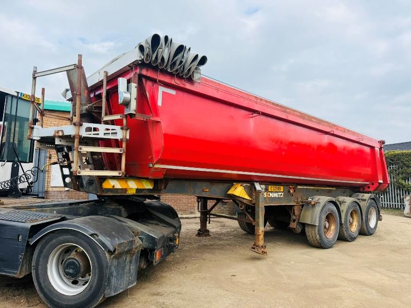 SCHMITZ TRI AXLE BULK TIPPING TRAILER*C/W EASY SHEET*VIDEO*