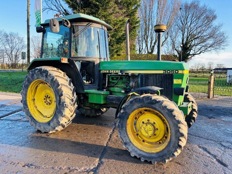 JOHN DEERE 3050 4WD TRACTOR * 40K * C/W REAR LINKAGE *VIDEO*