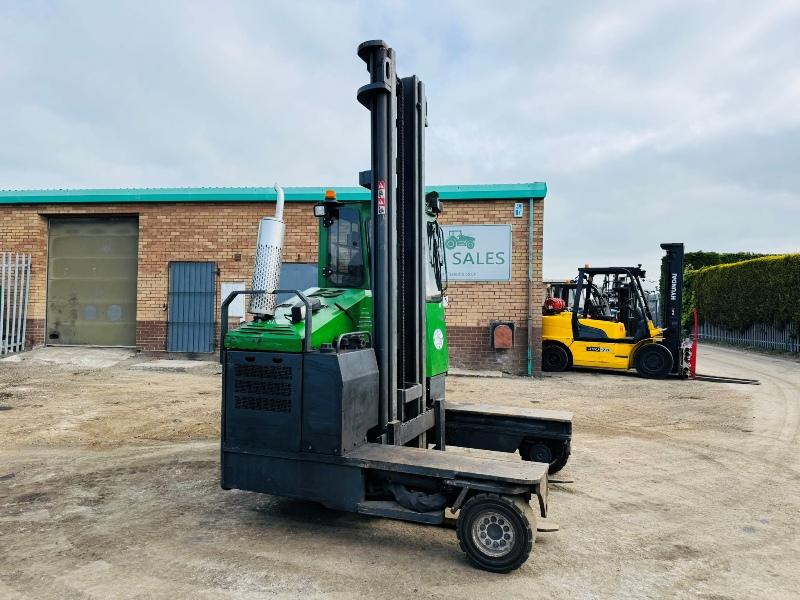 COMBILIFT C4000 DIESEL TRUCK MOUNTED FORKLIFT*C/W FORK POSITIONER*VIDEO*