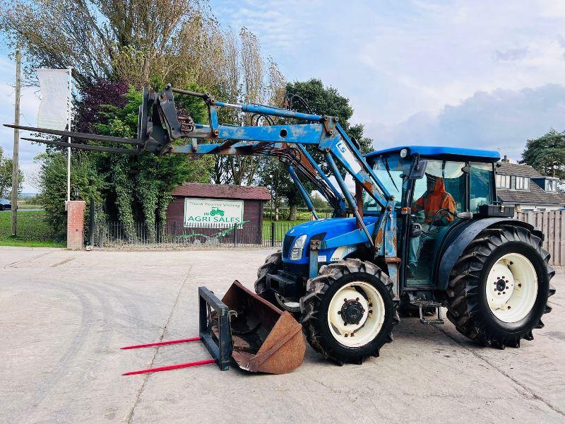 NEW HOLLAND TN75D 4WD TRACTOR *2837 HOURS*C/W LOADER, BUCKET, TINES*VIDEO*