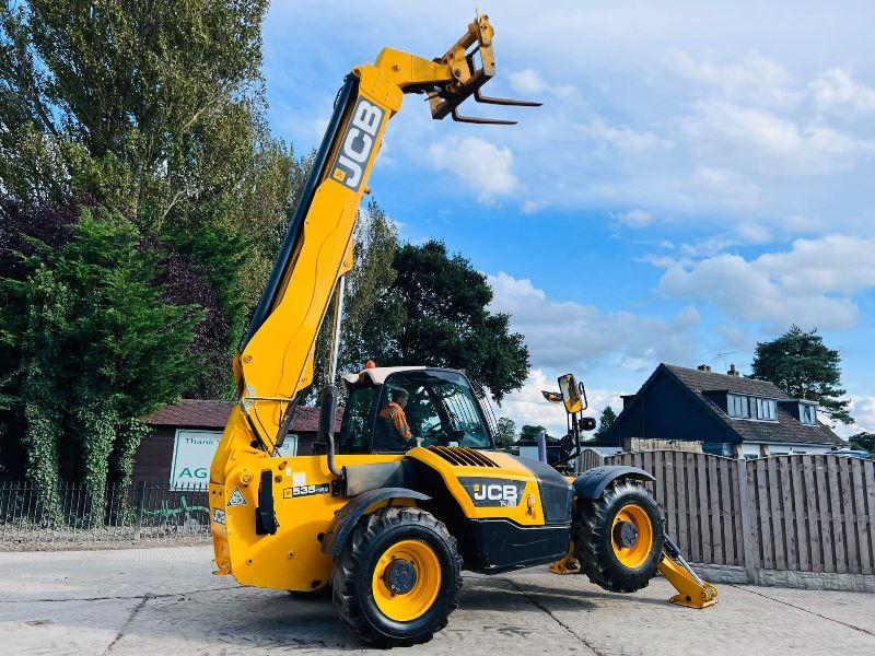 JCB 535-125HI VIZ 4WD TELEHANDLER *YEAR 2014,12.5 METER* C/W PALLET TINES *VIDEO*