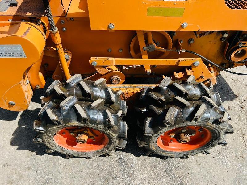 KAWABE TFC250WL DIESEL PEDESTRIAN WALK BEHIND TRENCHER 