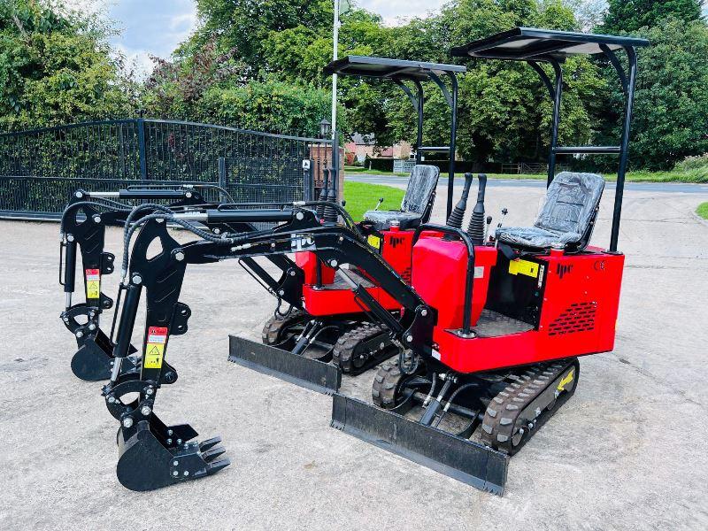 UNUSED JPC PC10 TRACKED EXCAVATOR * YEAR 2023, CHOICE OF 2*VIDEO*