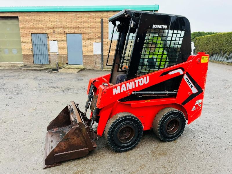 MANITOU 850R SKIDSTEER*C/W BUCKET*ONLY 615 HOURS*YEAR 2022*VIDEO*