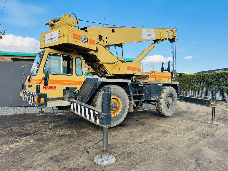 GROVE AT633B MOBILE CRANE*C/W 4X SUPPORT LEGS*VIDEO*
