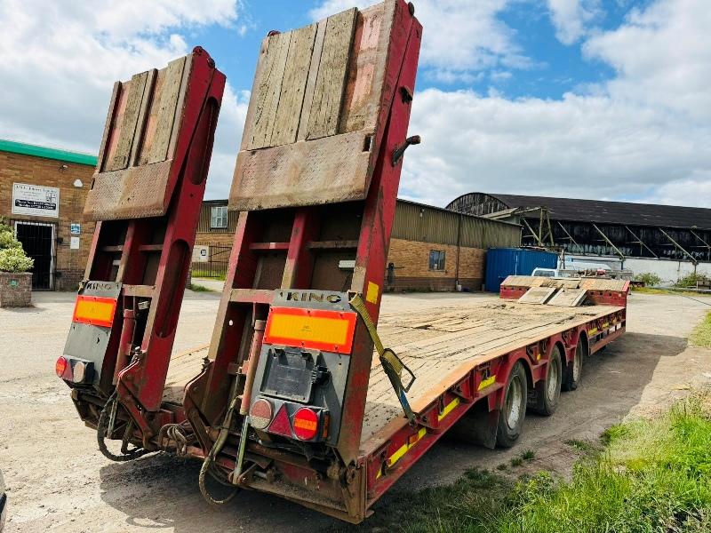 KING LOW LOADER TRAILER*C/W RAMPS AND WINCH*VIDEO*