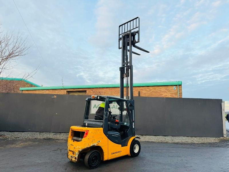 JUNGHEINRICH DFG 430S FORKLIFT*C/W PALLET TINES*VIDEO*