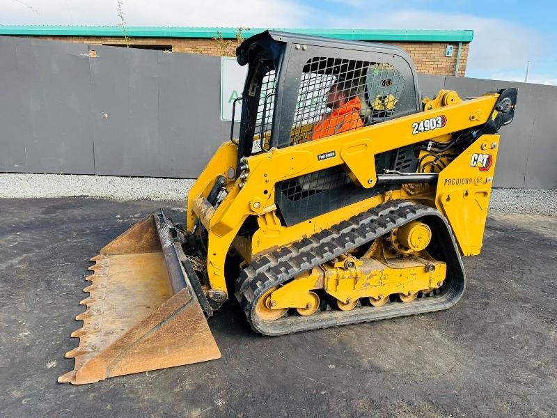 CATERPILLAR 249D3 TRACKED SKIDSTEER*C/W BUCKET*YEAR 2021*VIDEO*
