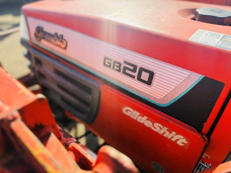 KUBOTA GB20 4WD COMPACT TRACTOR*C/W FRONT LOADER & ROTOVATOR*