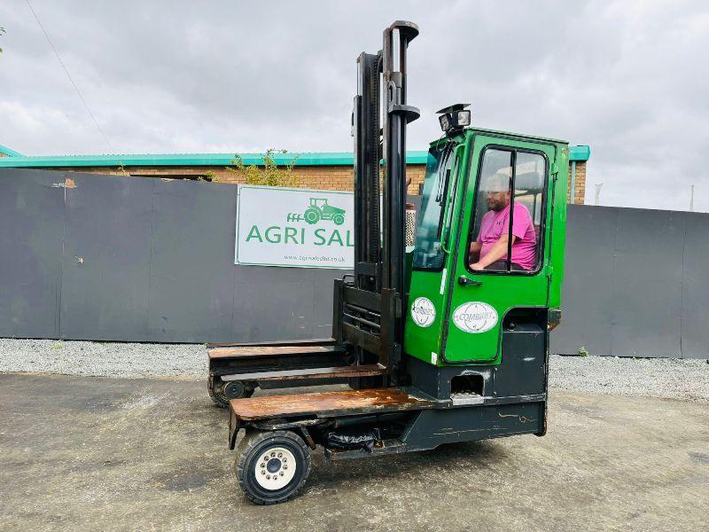 COMBILIFT C4000 DIESEL TRUCK MOUNTED FORKLIFT*C/W FORK POSITIONER*VIDEO*