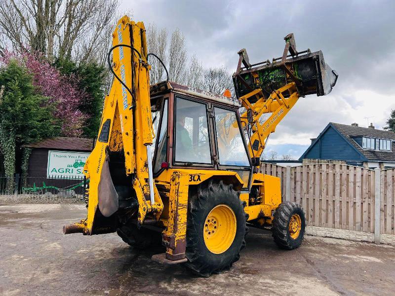 JCB 3CX PROJECT 7 4WD BACKHOE DIGGER C/W EXTENDING DIG *VIDEO*