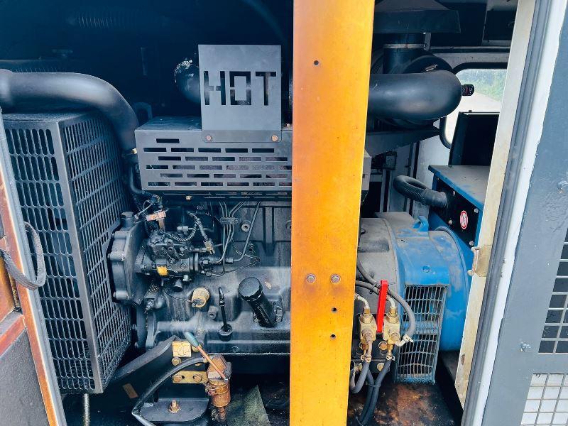 SDMO R66C2 60KVA GENERATOR *YEAR 2010* C/W JOHN DEERE ENGINE *VIDEO*