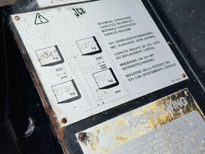 JCB 926 3 STAGE MASTED FORKLIFT*C/W PALLET TINES*VIDEO*