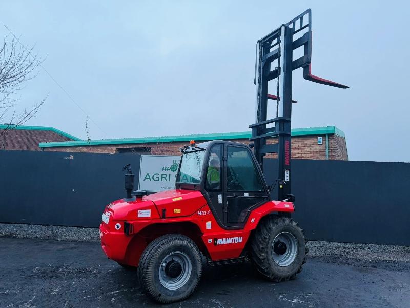MANITOU M50-4 ROUGH TERRAIN FORKLIFT*C/W PALLET TINES*VIDEO*