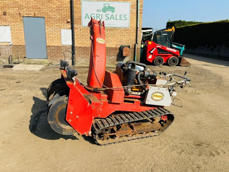 FUJII FSR1100GKD TRACKED SNOW BLOWER* SWAY & TILT*VIDEO*
