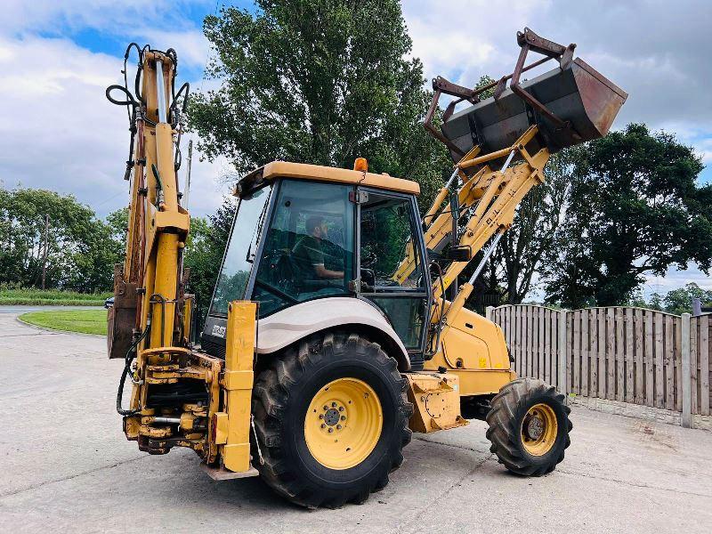 NEW HOLLAND NH85 4WD BACKHOE DIGGER C/W REAR QUICK HITCH & EXTENDING DIG*VIDEO*