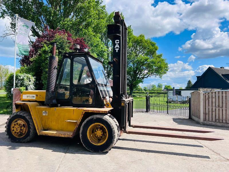 CATERPILLAR V180B DIESEL FORKLIFT C/W 2 STAGE MAST *VIDEO*