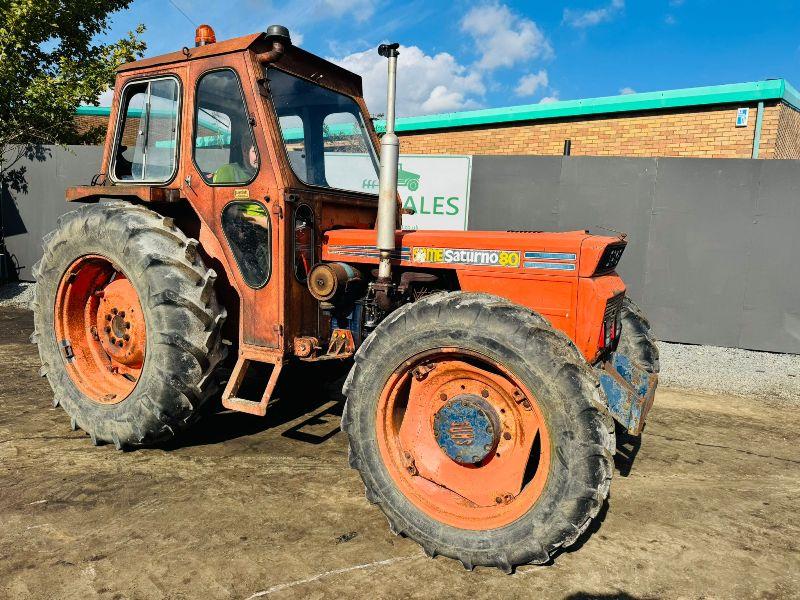 SAME SATURNO 80 4WD TRACTOR*C/W REAR LINKAGE*VIDEO*