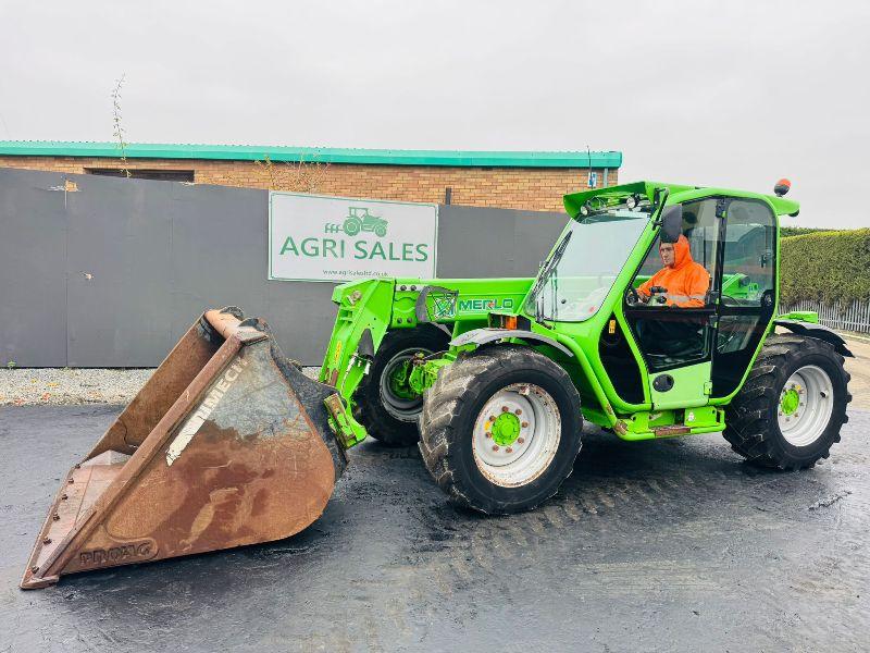 MERLO P32.6+ TELEHANDLER*C/W BUCKET*ENGINE TAP*YEAR 2014*VIDEO*
