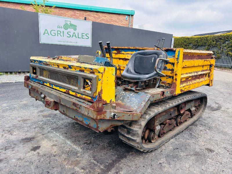 YANMAR 3 TONNE TRACKED DUMPER *C/W HYDRAULIC TIP*VIDEO*