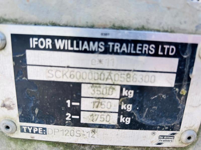 IFOR WILLIAMS TWIN AXLE CATTLE BOX C/W PARTIONING *VIDEO*