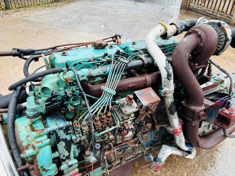 VOLVO TURBO 6 CYLINDER ENGINE & GEAR BOX *VIDEO*