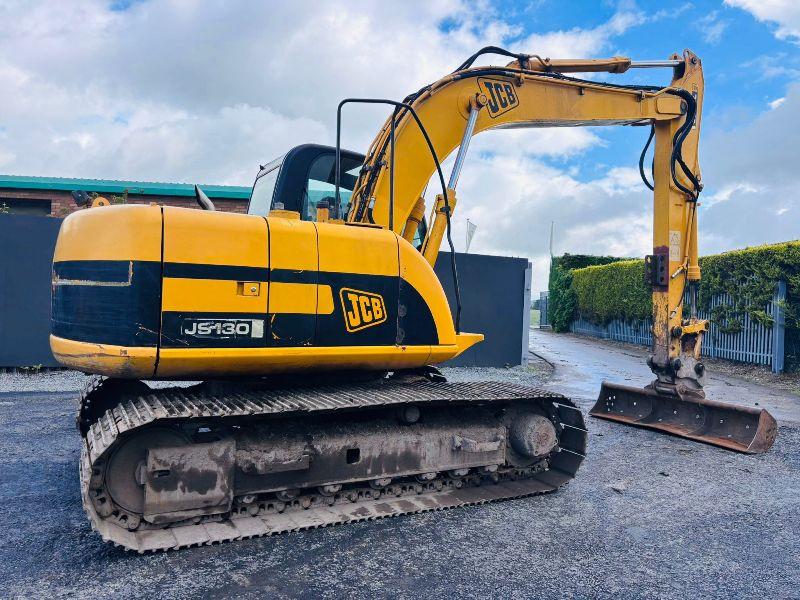 JCB JS130 EXCAVATOR *C/W QH & BUCKET* READING 7889 HOURS*VIDEO*