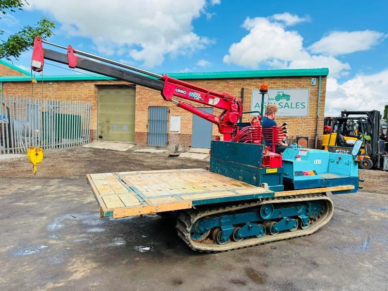 YANMAR C30R TRACKED MOBILE CRANE*C/W RUBBER TRACKS*VIDEO*