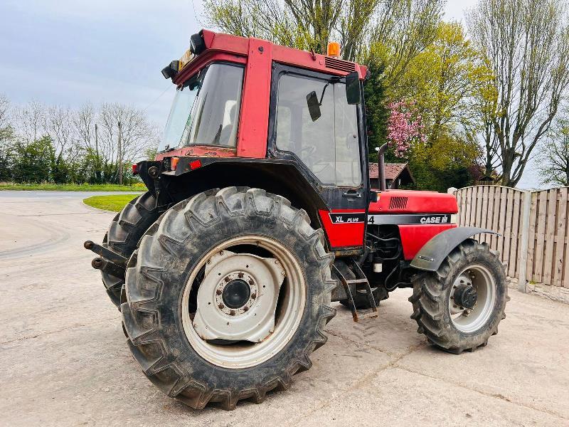 CASE 844XL PLUS 4WD TRACTOR C/W FULLY GLAZED CABIN *VIDEO*