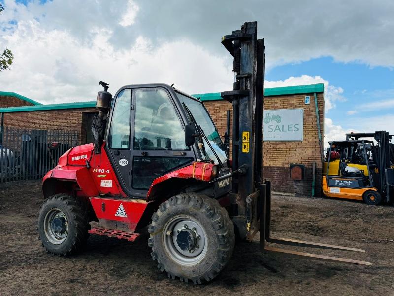 MANITOU M30-4 FORKLIFT*C/W PUH*YEAR 2017*5342 HOURS*VIDEO*