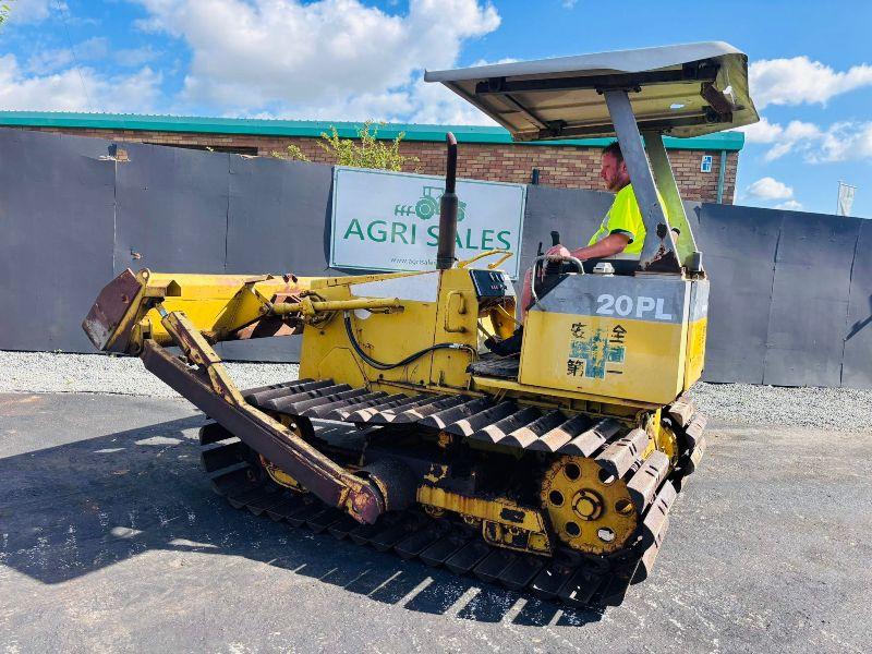 KOMATSU D20PL STRAIGHT BLADE AND TILT*3331 HOURS*VIDEO*