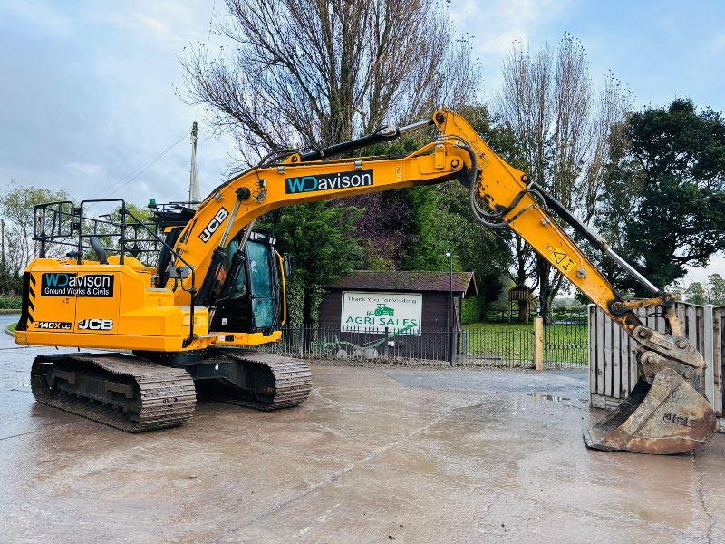 JCB 140XLC TRACKED EXCAVATOR *YEAR 2020, 3774 HOURS* C/W QUICK HITCH *VIDEO*