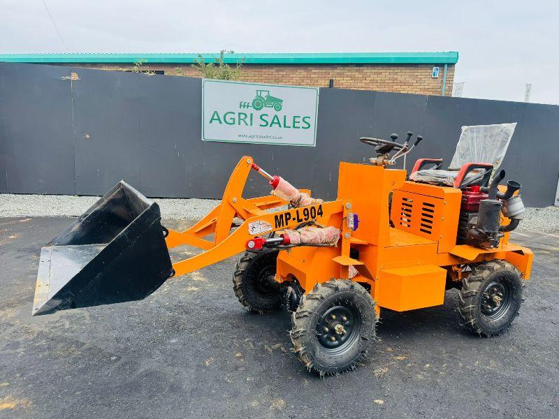 *NEW*UNUSED*MACHPRO MP-L904 WHEELED LOADER*C/W BUCKET*VIDEO*