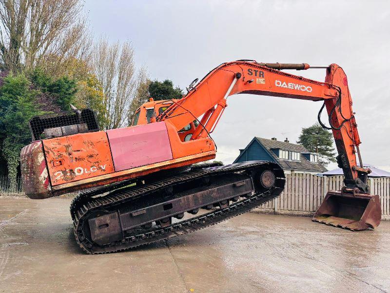 DAEWOO 290SL-V EXCAVATOR C/W QUICK HITCH & BUCKET *VIDEO*