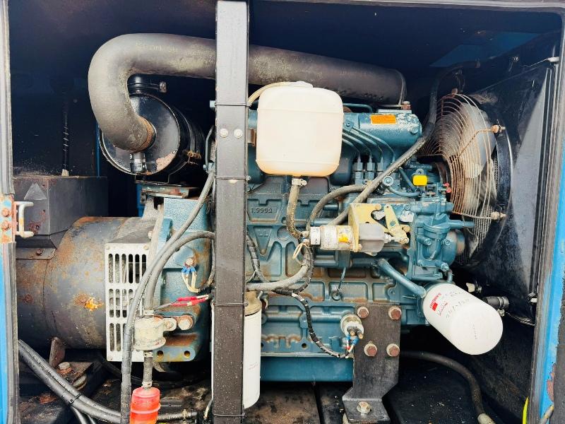 STEPHILL 25KVA STATIONARY GENERATOR*C/W KUBOTA ENGINE*YEAR 2012*VIDEO*