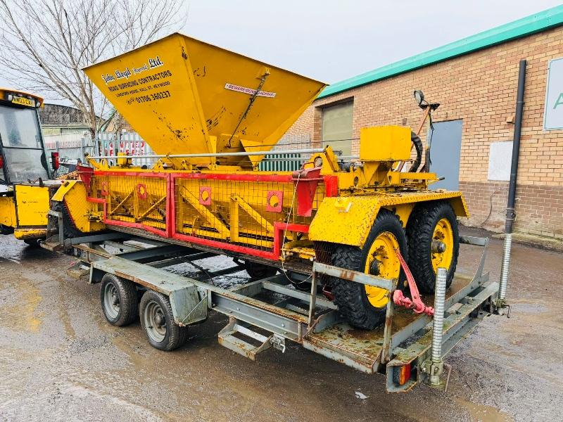 TAR SPREADER*C/W TRAILER*VIDEO*