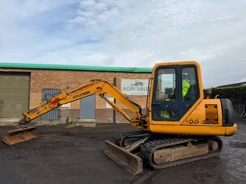 HYUNDAI ROBEX 55-3 EXCAVATOR*C/W BUCKET*VIDEO*
