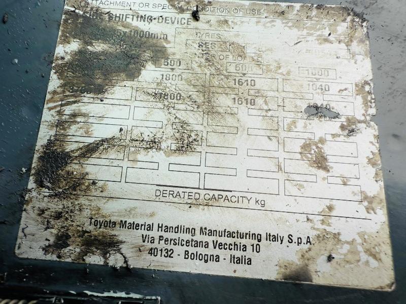 TOYOTA TRAIGO 48 18 ELECTRIC FORKLIFT*C/W SIDESHIFT*YEAR 2017*VIDEO*