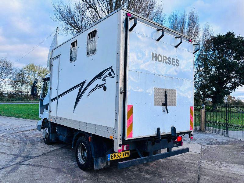 RENAULT 150DCI HORSE BOX *MOT'D TILL NOVEMBER 2024* C/W MANUAL GEAR BOX *VIDEO*