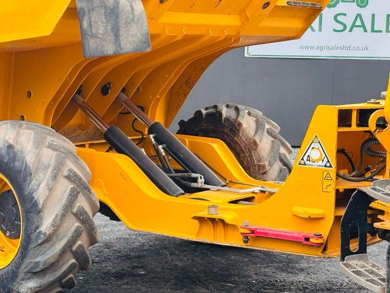 JCB 7FT 7 TONNE STRAIGHT TIP DUMPER*READING 1128 HOURS*YEAR 2018*VIDEO*
